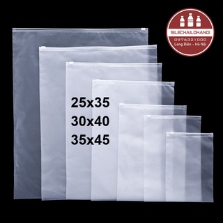 100g Túi zip khóa kéo mờ chọn size