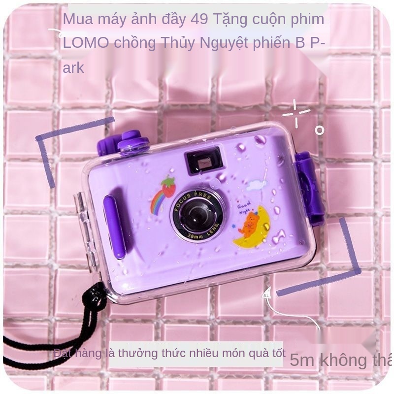 ♂◇●Máy ảnh ngắm và chụp phim cổ điển quà tặng ngày sinh viên HD mini hỗ trợ chống nước tùy chỉnh
