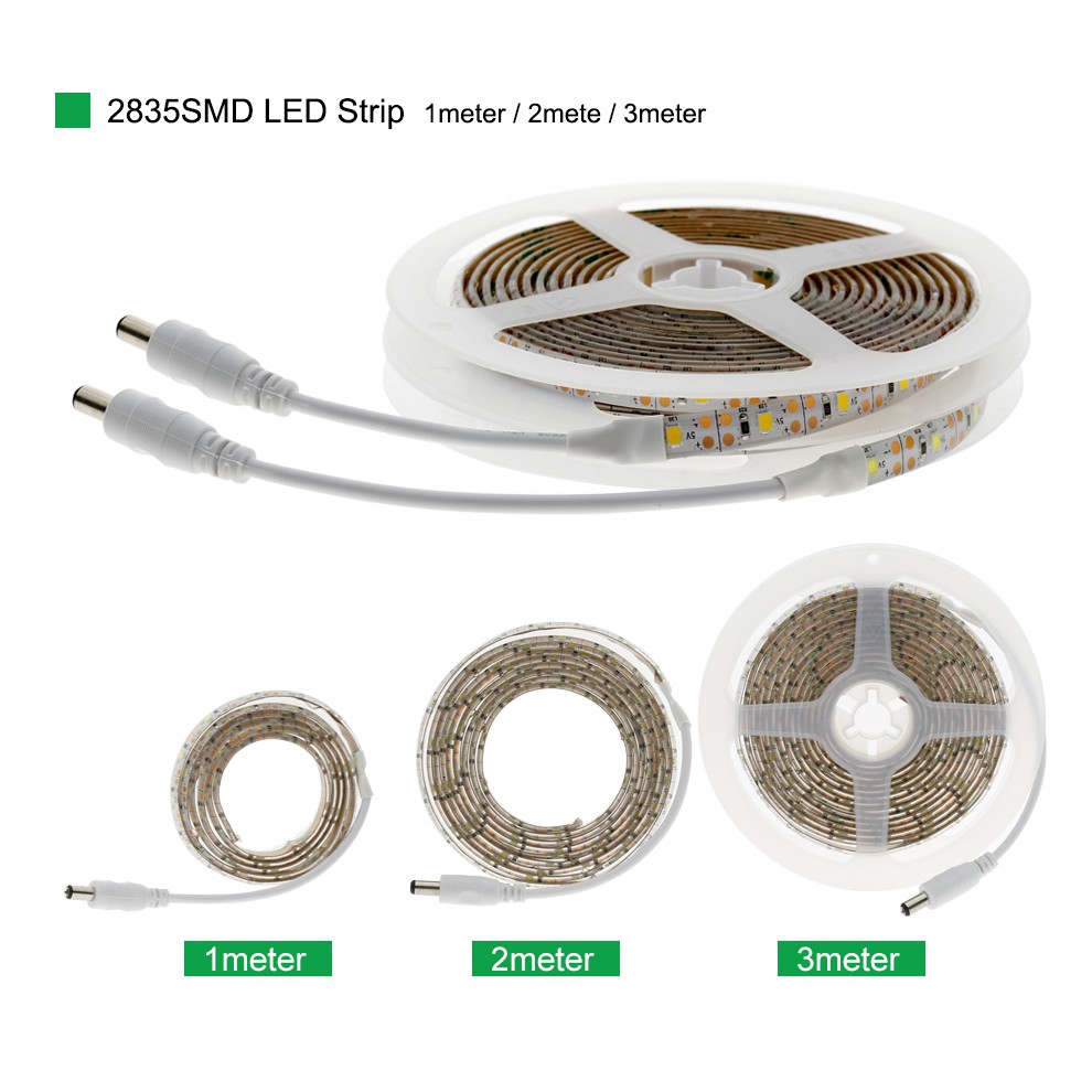 5V 2835 LED Strip with PIR Motion Sensor Switch Controller Bedroom Night Light