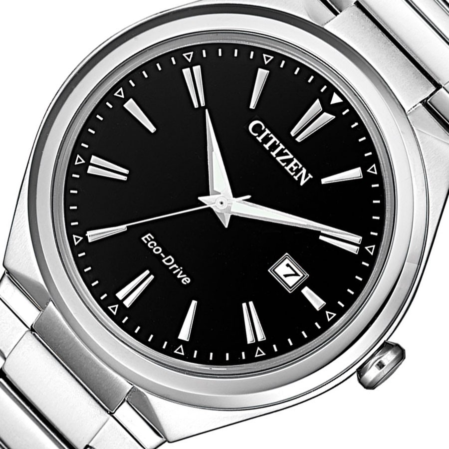 Đồng Hồ Nam Citizen Dây Thép Không Gỉ AW1370-51F - Mặt Đen