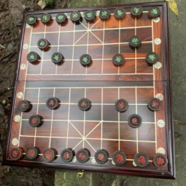 Bàn cờ tướng gỗ trắc (không có quân cờ)