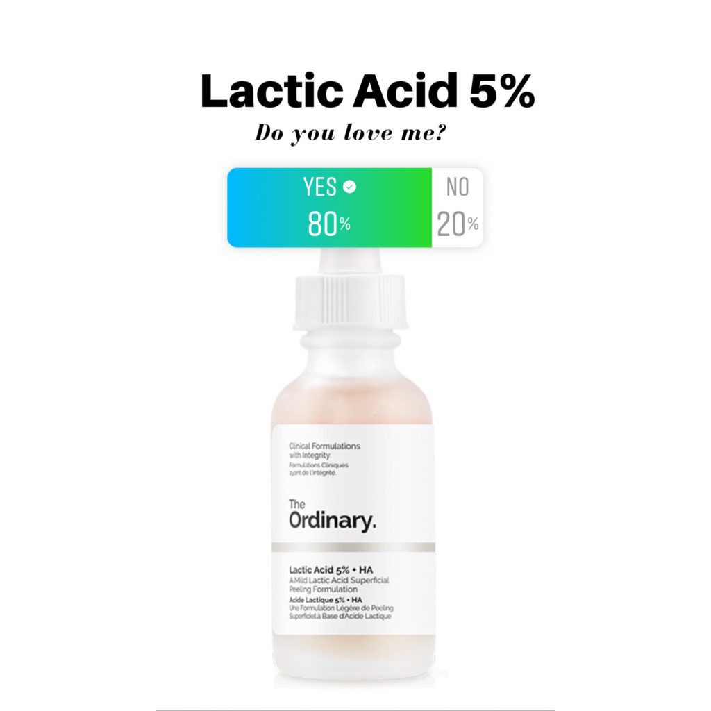 Tẩy Da Chết Hóa Học Lactic Acid 5% + HA Giữ Ẩm, Sáng Da, Mờ Thâm The Ordinary 30ML | BigBuy360 - bigbuy360.vn