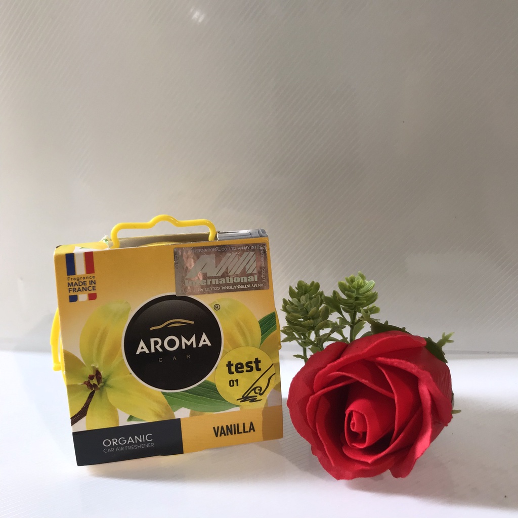 Sáp Thơm Ô Tô Cao Cấp Aroma Organic 40g Của Pháp