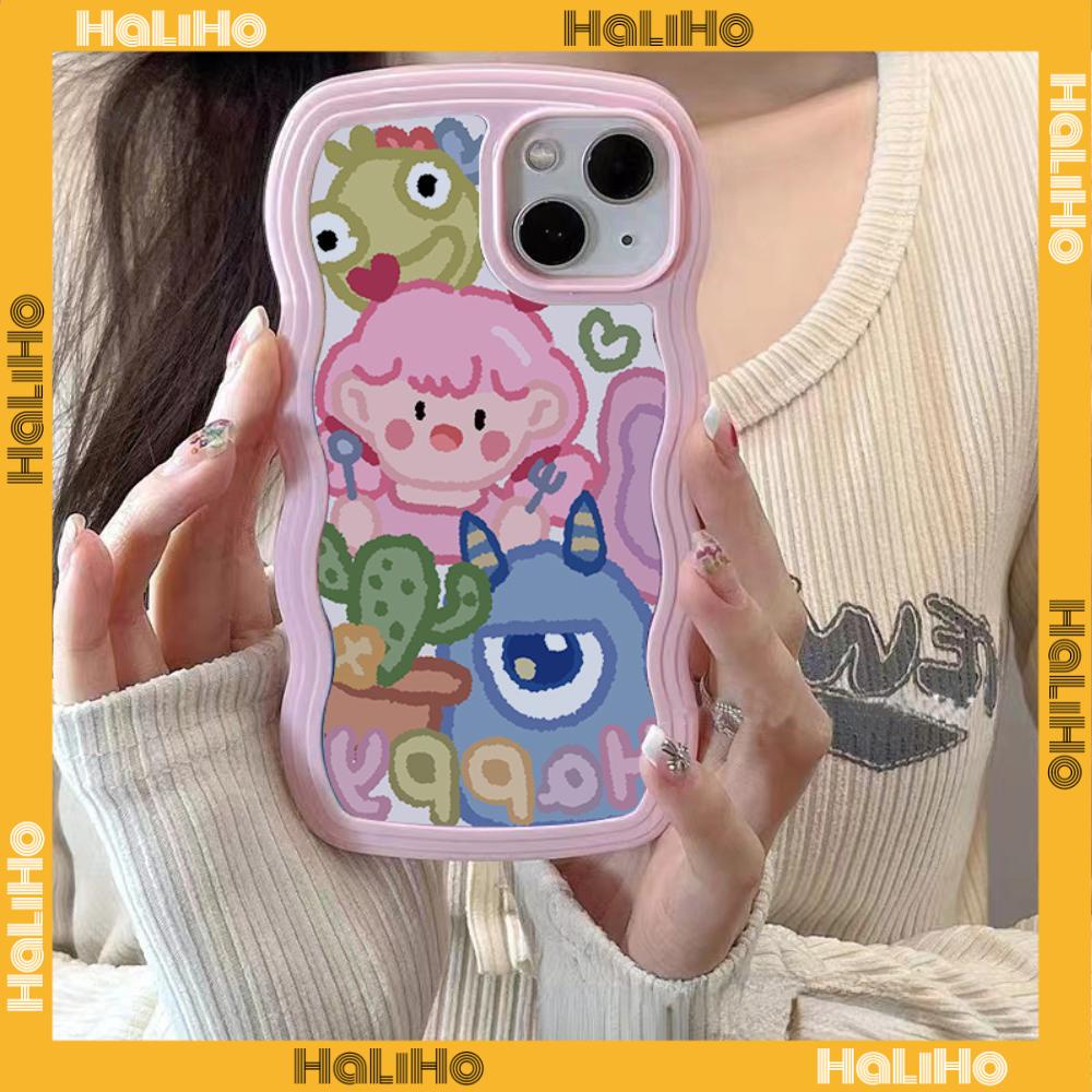iPhone Case Candy Color Wave 2-in-1 Silicone Soft Case Airbag Shockproof Protection Camera Cartoon Cute Compatible For iPhone 11 Pro Max 13 Pro Max 12 Pro Max 7Plus xr XS Max