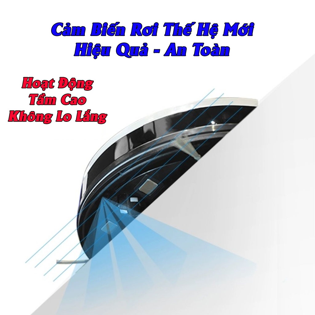 𝓱𝓸̉𝓪  𝓽𝓸̂́𝓬Robot hút bụi lau nhà cao cấp E04 thông minh, tự sạc pin điều khiển từ xa, kết nối với App điện thoại