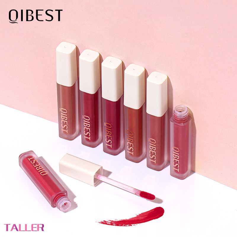 Son kem Qibest tông nhung lì không gây khô môi chống dính cốc lâu trôi màu sắc gợi cảm