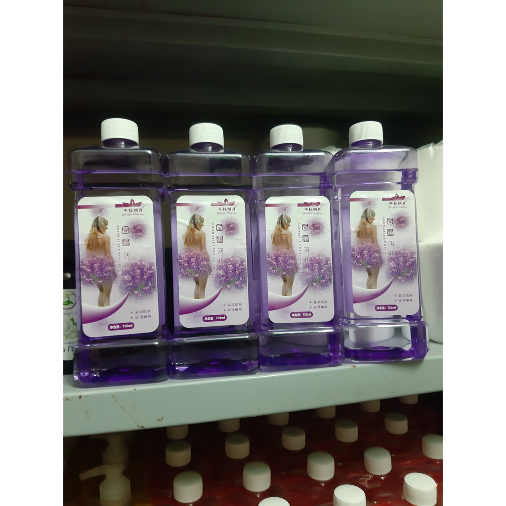 Dầu massage body gừng, sả chanh, ngải, hoa hồng chai 750ml