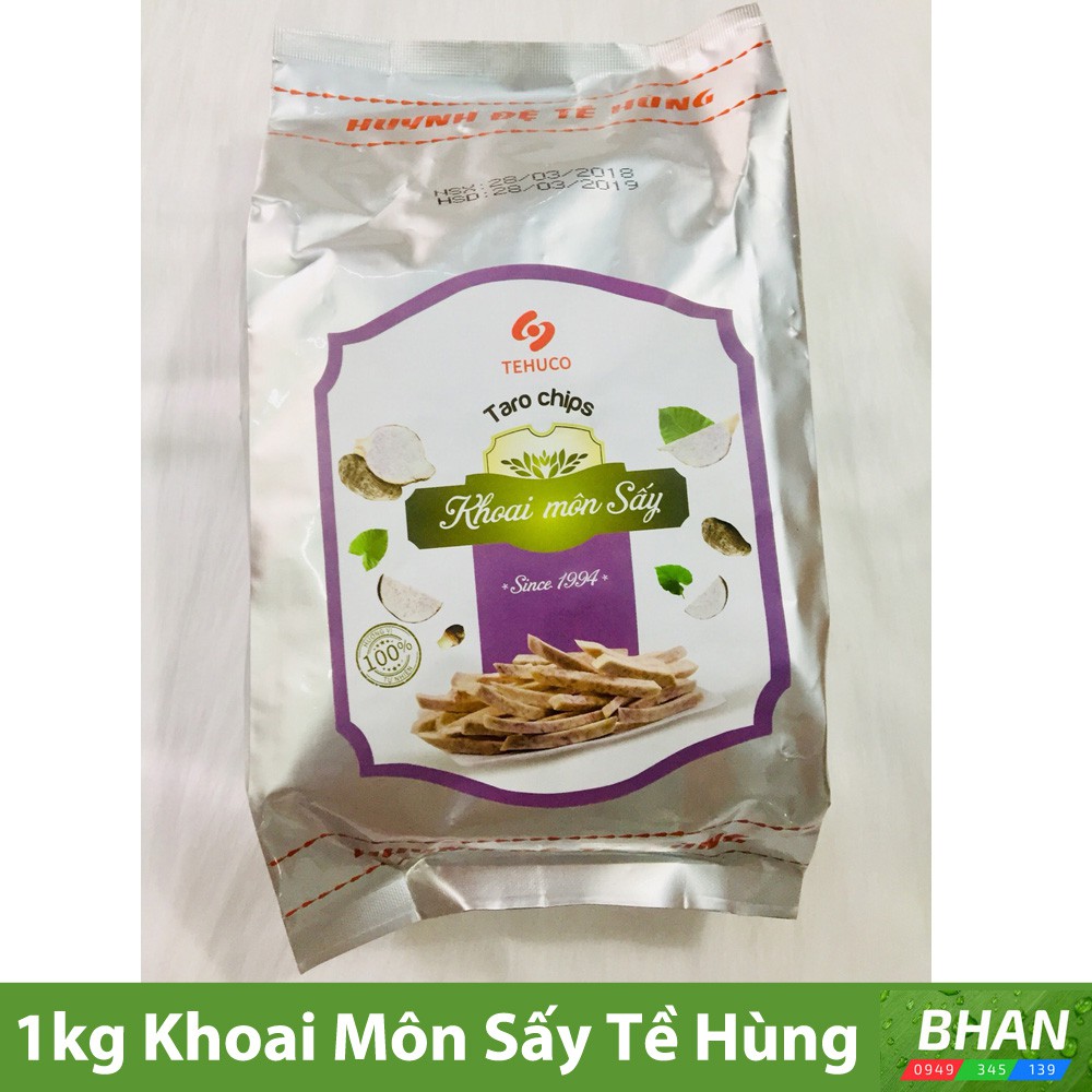 Khoai Môn Sấy Huynh Đệ Tề Hùng 1kg