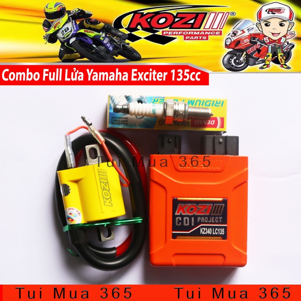 Full Bộ Lửa Độ Kozi cho Yamaha Exciter 135cc