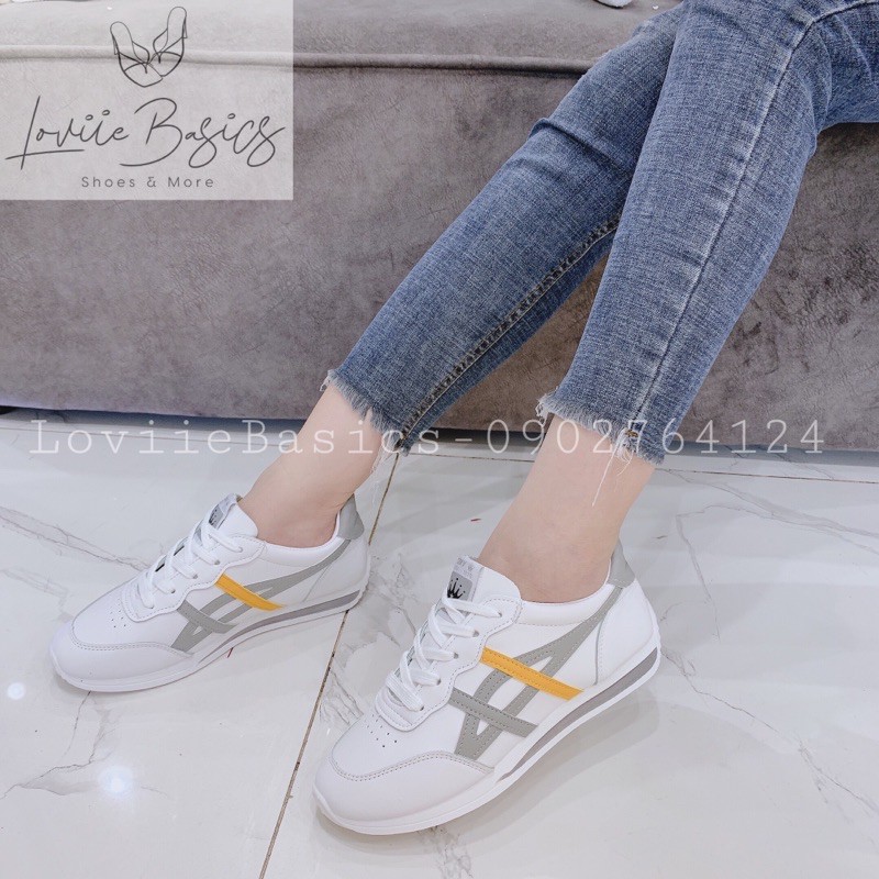 LOVIIE BASICS - GIÀY BATA TRẮNGTHỜI TRANG ĐỘN ĐẾ 2CM - GIÀY BATA NỮ THỜI TRANG ĐỘN ĐẾ 2P- XANH VÀNG - B210312 | BigBuy360 - bigbuy360.vn