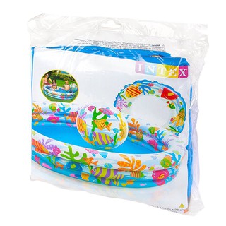 BỂ BƠI PHAO BƠI HÌNH TRÒN 3 CHI TIẾT INTEX [Mishop]