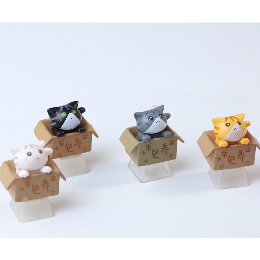 Keycap mèo xuyên led siêu đẹp, Nút bàn phím mèo dễ thương cho bàn phím cơ