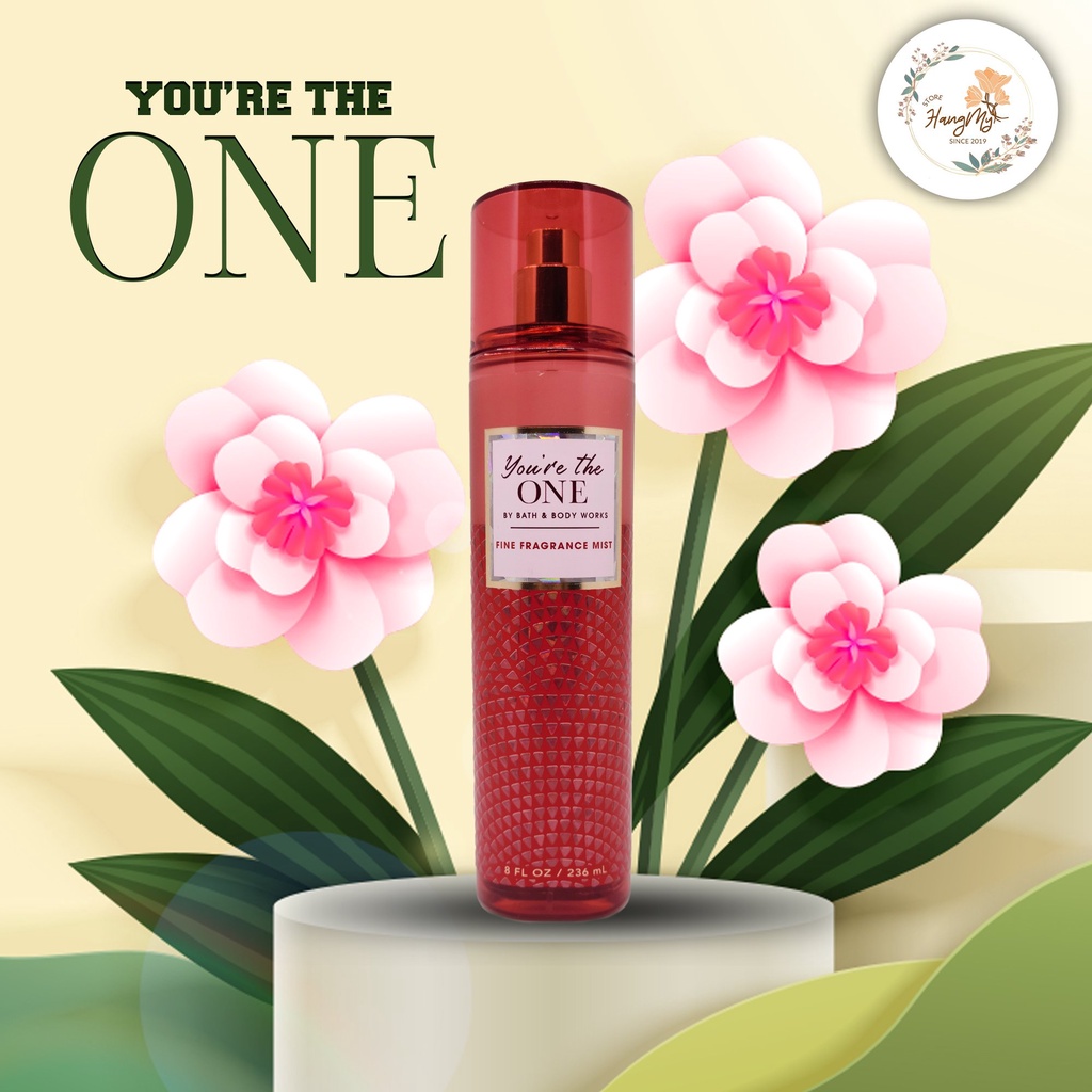 Xịt Toàn Thân Bath And Body Works You're The One Khử Mùi Hương Thơm Nồng Ấm Dành Cho Nữ Chai 236ml