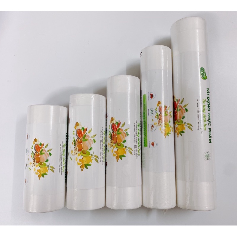 TÚI ĐỰNG THỰC PHẨM TỰ HUỶ SINH HỌC STAR ECO 250G - 500G/ TÚI CUỘN
