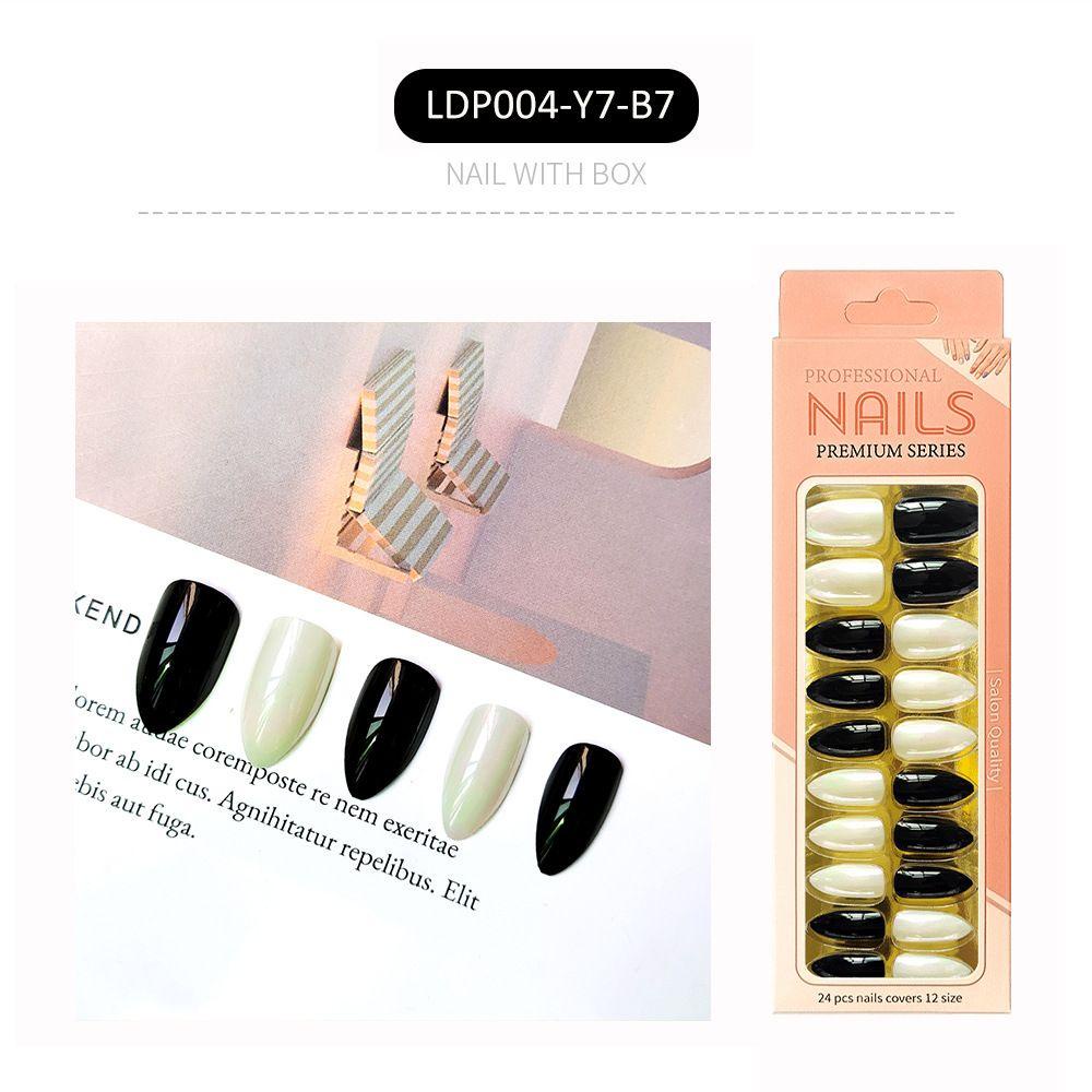 Hộp 1 / 24 Móng Tay Giả Có Thể Tháo Rời