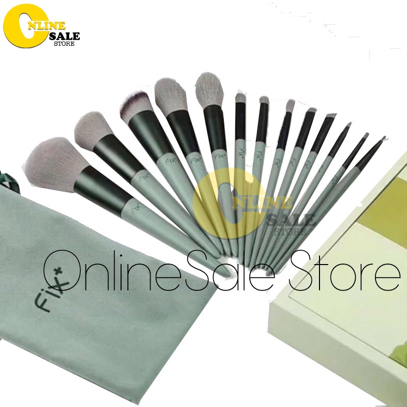 Bộ cọ trang điểm 13 cây- Dụng cụ trang điểm makeup siêu mềm mịn- Tặng kèm túi nhung