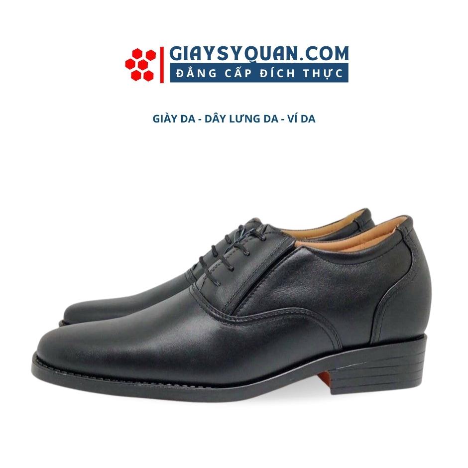 GIÀY TĂNG CHIỀU CAO DA BÒ ĐẾ VÀNG - ASECO 32 MÃ 535 CAO TRONG