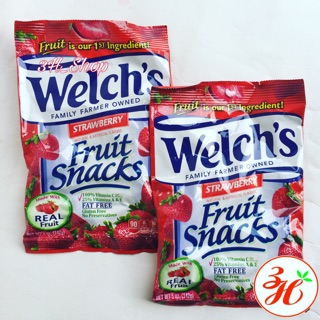 Kẹo dẻo trái cây WELCHS Fruit Snacks date T11/19 xách tay Mỹ