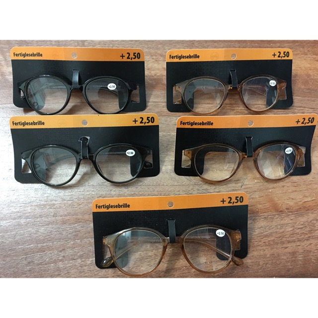 Kính lão Fertiglesebrille +2,5 - Xách tay Đức