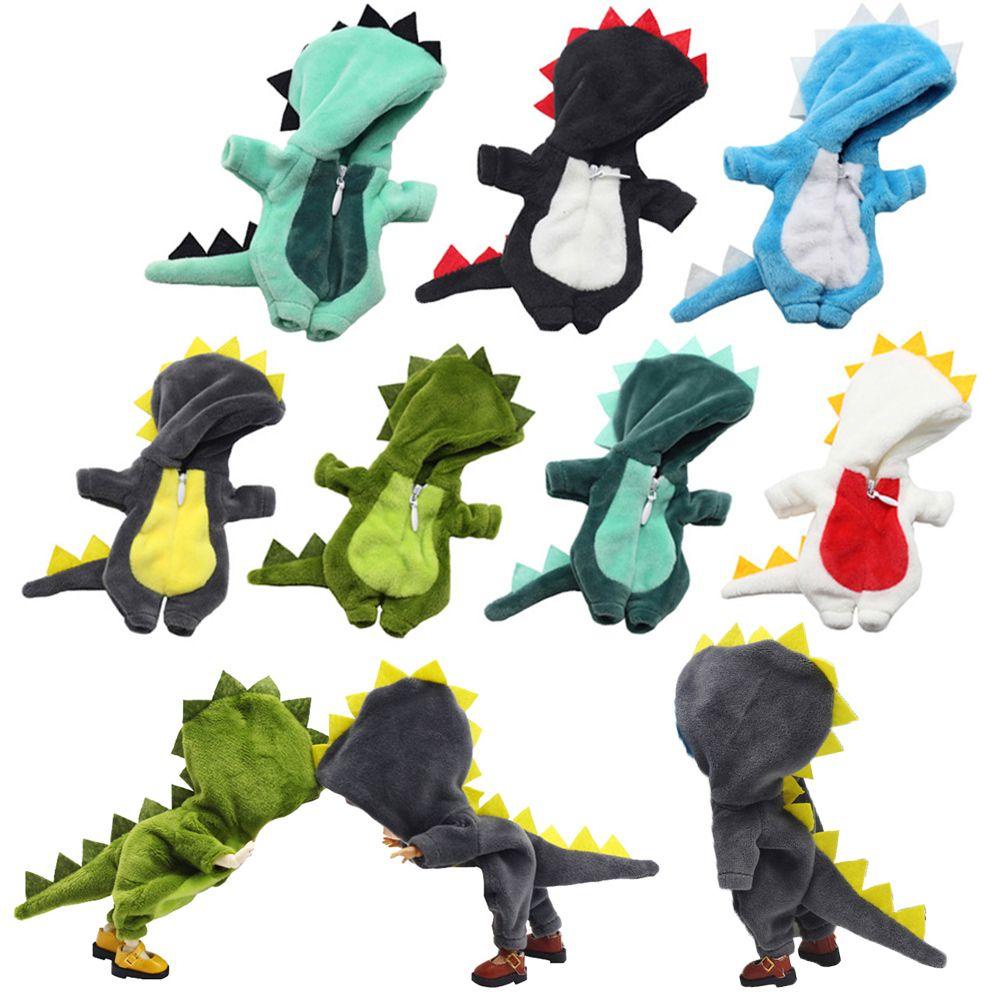 Bộ Quần Áo Bằng Vải Lông Họa Tiết Hoạt Hình Màu Cầu Vồng Dành Cho Búp Bê