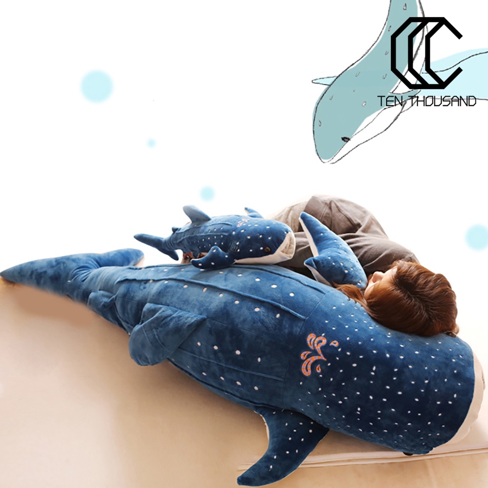 Thú nhồi bông hình cá mập/cá voi dễ thương cho bé