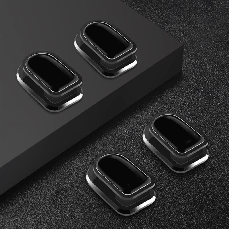 Bộ móc treo tự dính sắp xếp cáp USB/tai nghe/móc khóa/túi gọn gàng cho xe ô tô | BigBuy360 - bigbuy360.vn
