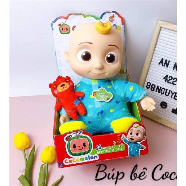 [HÀNG MỸ] 🌟 Búp Bê JJ Cocomelon🌟 Có nhạc cho bé chính hãng Mỹ