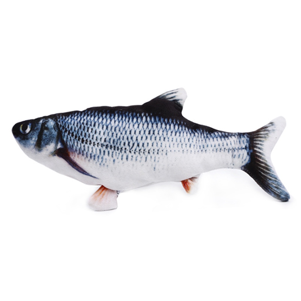 Đồ Chơi Cá Điện Tử 3 Chế Độ Có Cổng Sạc USB Cho Mèo