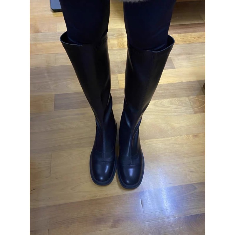 Bốt nữ cao cổ đến gối hàng Quảng châu cao cấp