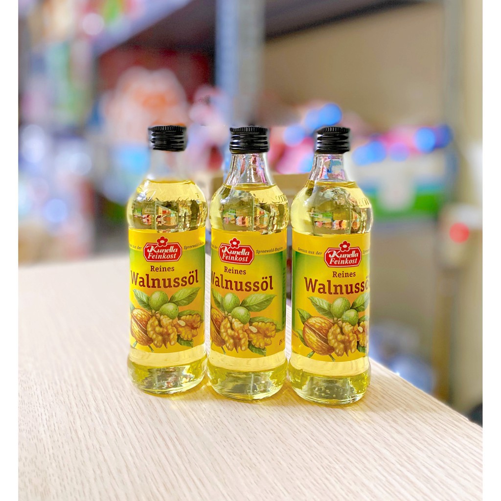 (FREESHIP)Hàng chuẩn Auth Dầu óc chó Đức Kunella 100ml (1/2022)