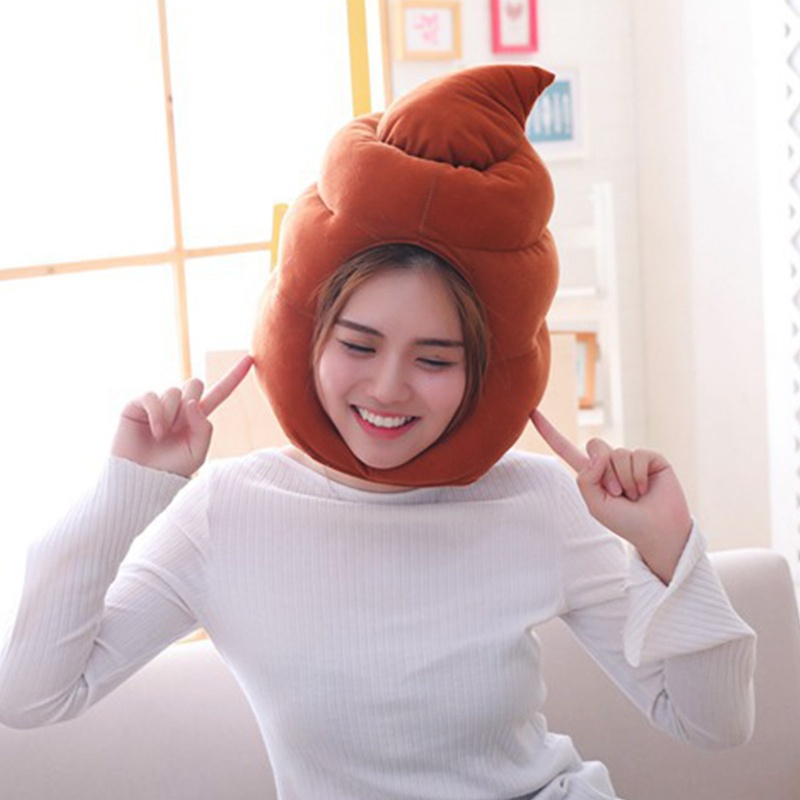 Nón trùm đầu hình dạng nhồi bông vui nhộn sáng tạo đạo cụ hóa trang chụp ảnh dễ thương