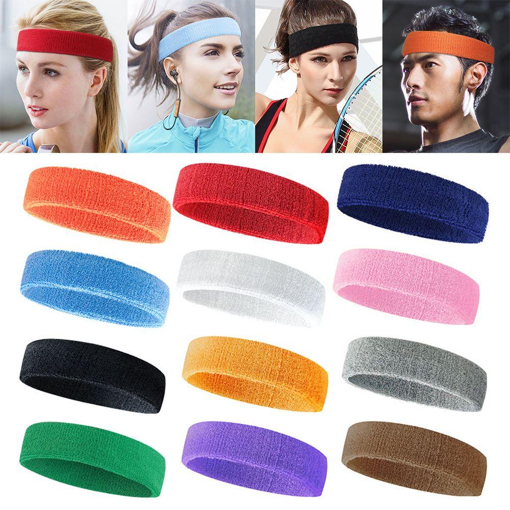 BORAG Băng Đô Cotton Co Giãn Thấm Hút Mồ Hôi Dùng Khi Tập Yoga / Gym / Tennis / Thể Hình