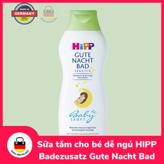 Sữa tắm cho bé dễ ngủ hipp badezusatz gute nacht bad, 350ml