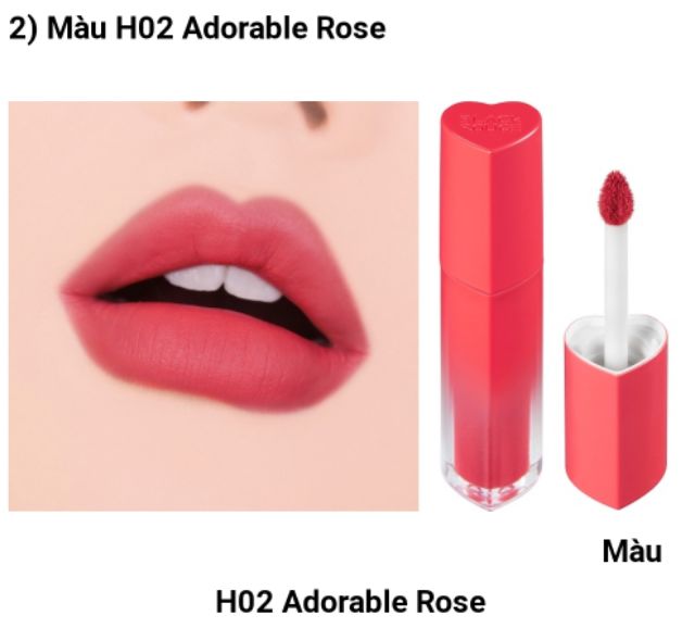 Son Blackrouge Heart tint - Mỹ phẩm chính hãng 100%