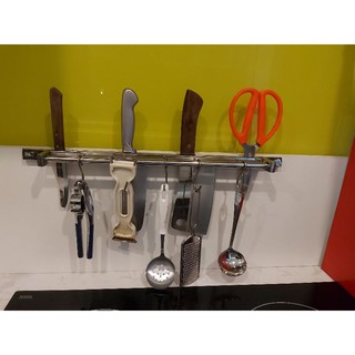 Giá cài dao inox 5 móc treo chắc chắn