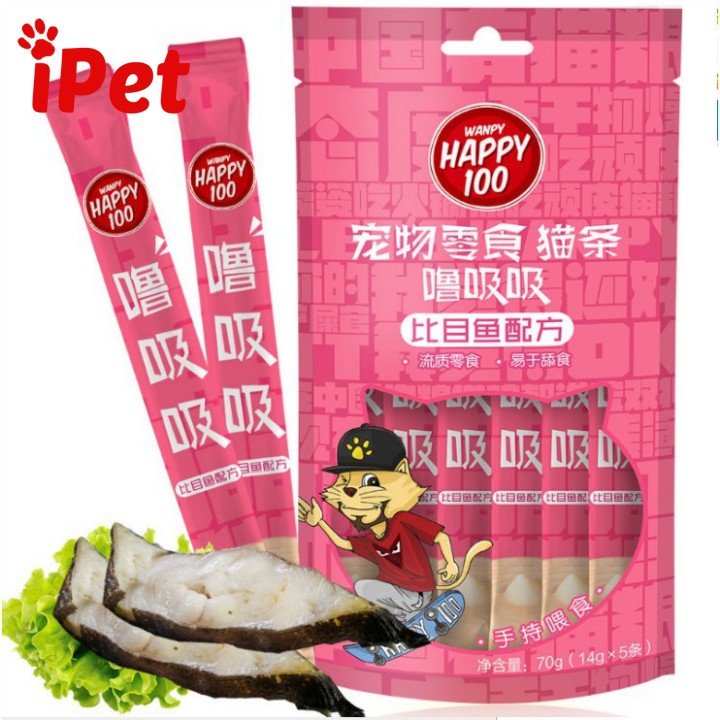 Thức Ăn Pate Súp Thưởng Wanpy Happy 1 Thanh - iPet Shop