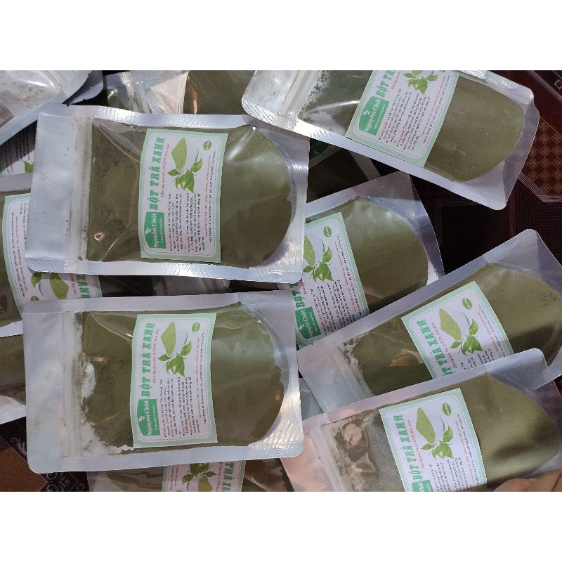 100gr bột trà xanh thái nguyên nguyên chất