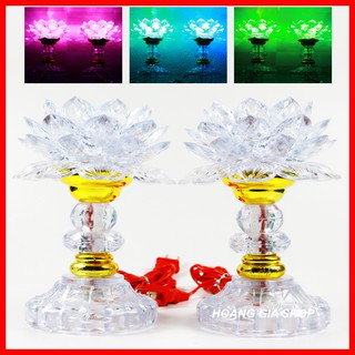 Bộ 2 Đèn Thờ đổi 7 màu - Chất Lượng Ánh Sáng Cao, Sang Trọng Và Tiện Nghi ( 1 cặp 2 cái )