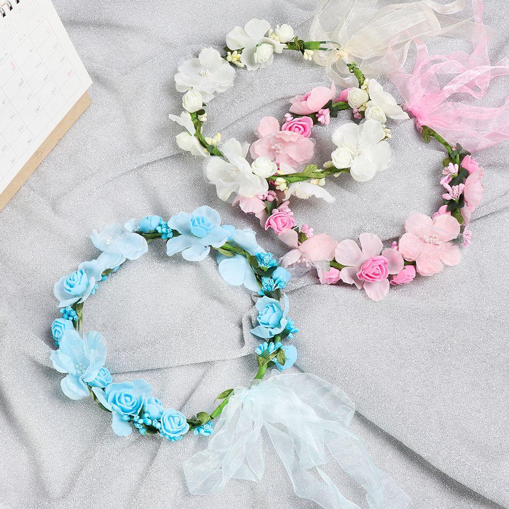 EUCA Vòng Hoa Đội Đầu Làm Tay Cho Cô Dâu