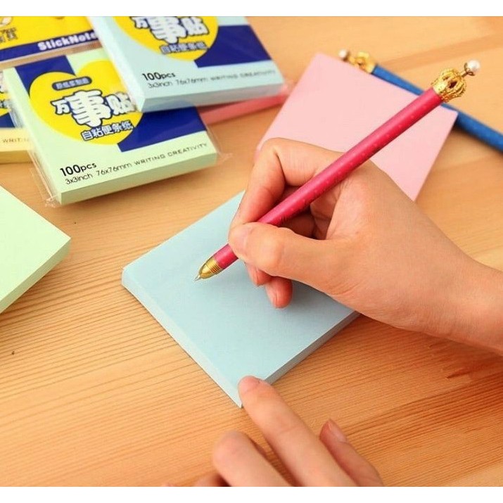 Giấy nhớ 100 tờ các màu