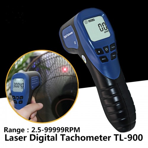 Máy Đo Tốc Độ Động cơ Cầm Tay TL900 máy đo tốc độ vòng tua RPM digital tachometer Máy đo tốc độ vòng quay laser