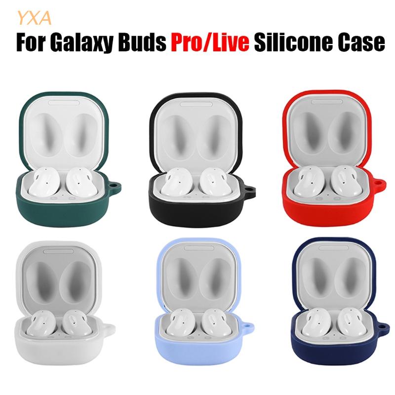 Vỏ Bảo Vệ Hộp Sạc Tai Nghe Không Dây Samsung Galaxy-Buds Pro/Live Chất Liệu Silicon Mềm Chống Rơi Có Thể Giặt
