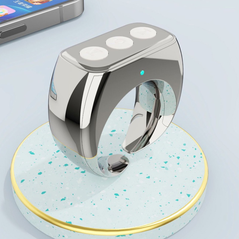 Thiết Bị Điều Khiển Từ Xa Đeo Ngón Tay Có Thể Sạc Lại Bluetooth Bền Bỉ Cho Điện Thoại