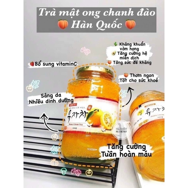 MẬT ONG CHANH ĐÀO HÀN QUỐC 1KG