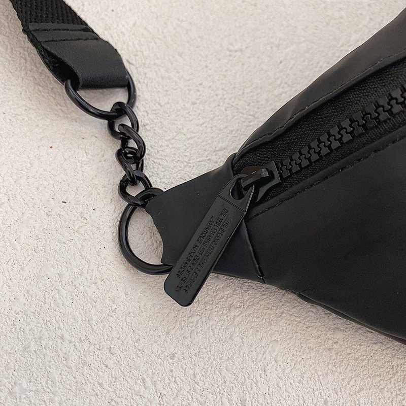 Túi đeo chéo bao tử Unisex phong cách Ulzzang da mềm dáng thể thao