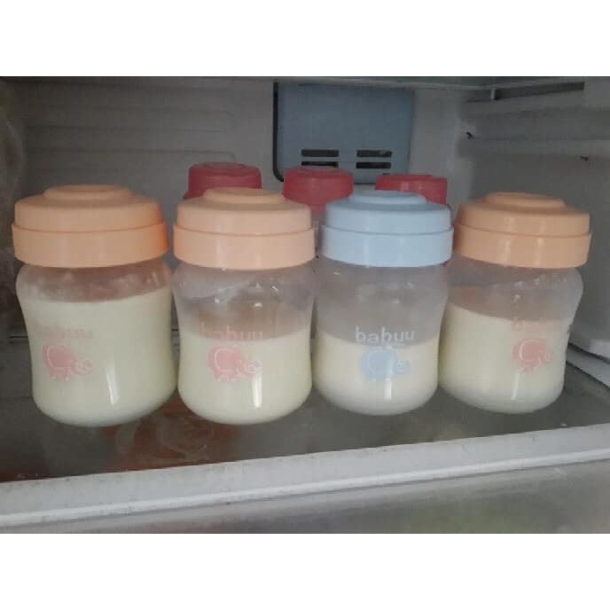 Bình Trữ Sữa Babuu 120ml Cho Mẹ và Bé Set 3 Bình