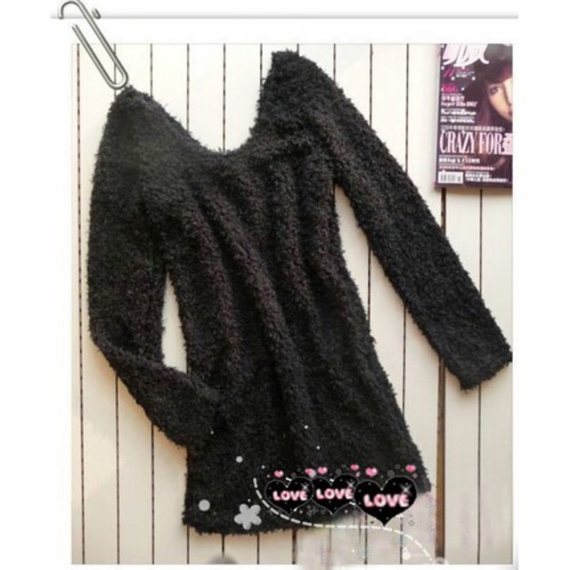 *SALE* ÁO LÔNG MÀU ĐEN FORM DÀI