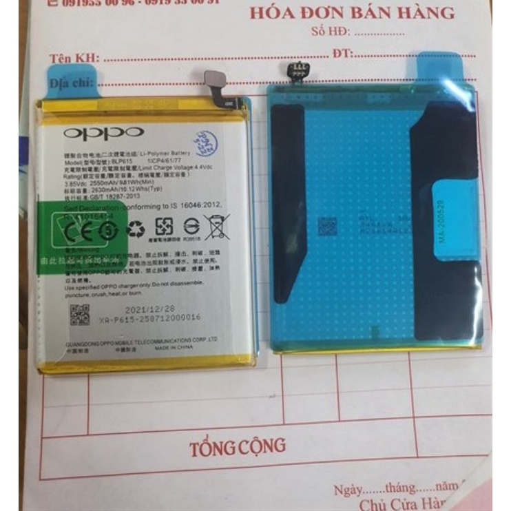 Pin oppo neo 9 A37 BLP615 2630mAh zin bao test đổi trả