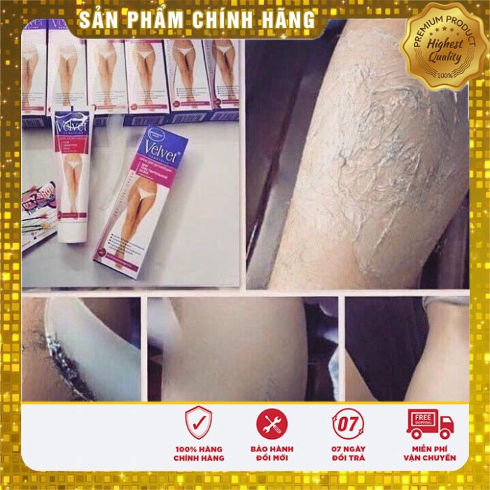 (HÀNG AUTH) KEM TẨY LÔNG VELVET CHO DA NHẠY CẢM DEPILATORY NGA 100ML (Hàng chính hãng)