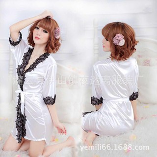 Váy Ngủ SEXY Kimono Tay Ren Sexy Gợi Cảm VG8-5TR